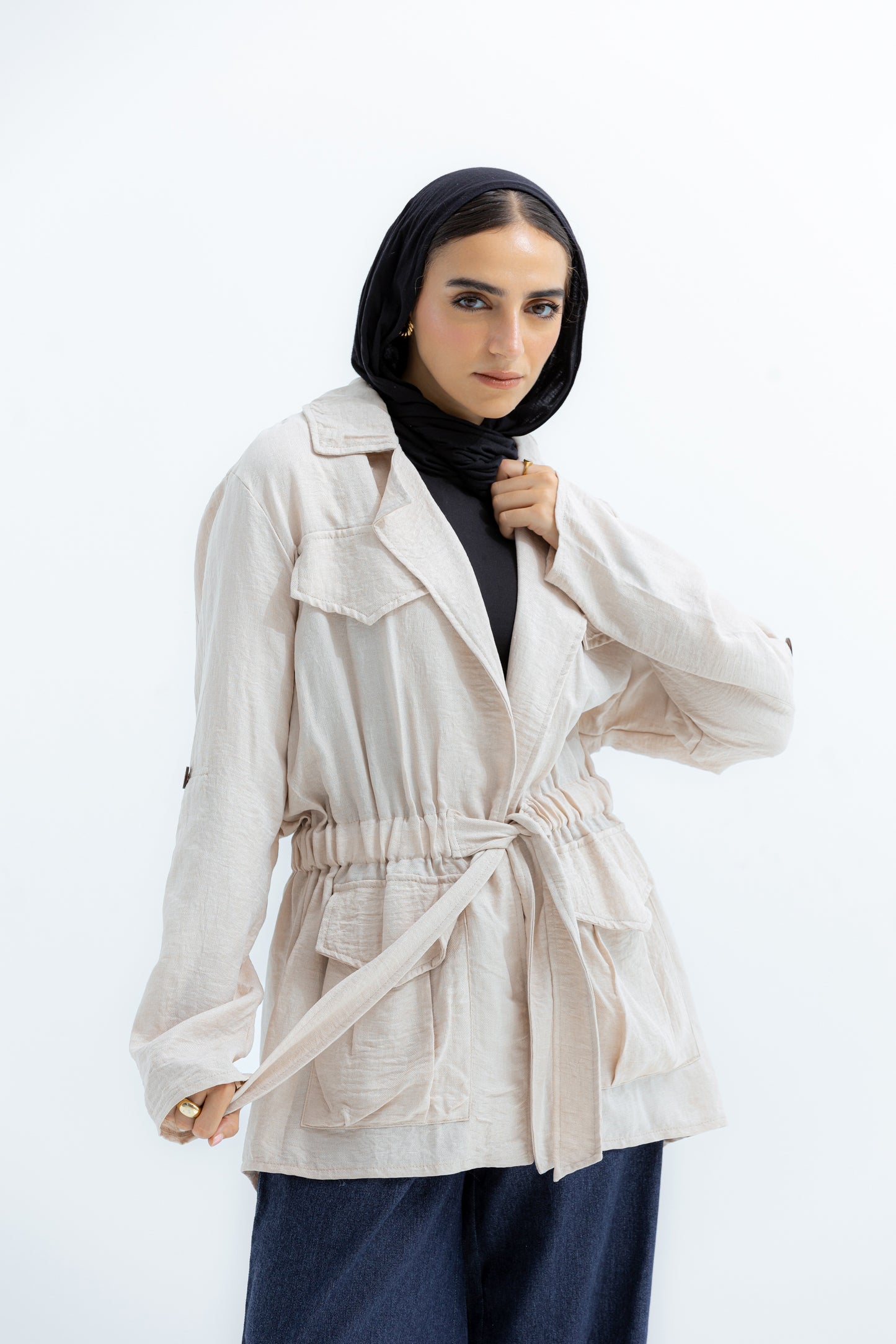 Sand pocket jacket