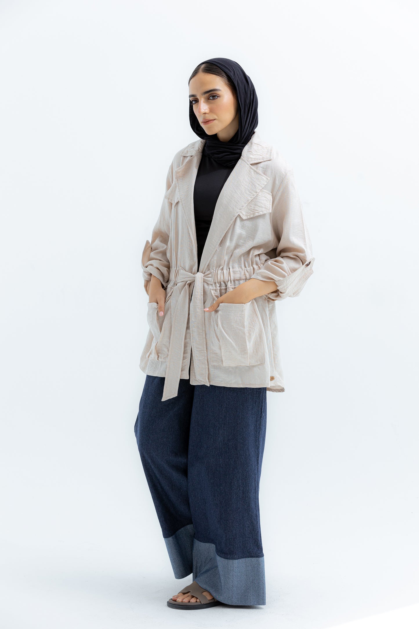 Sand pocket jacket