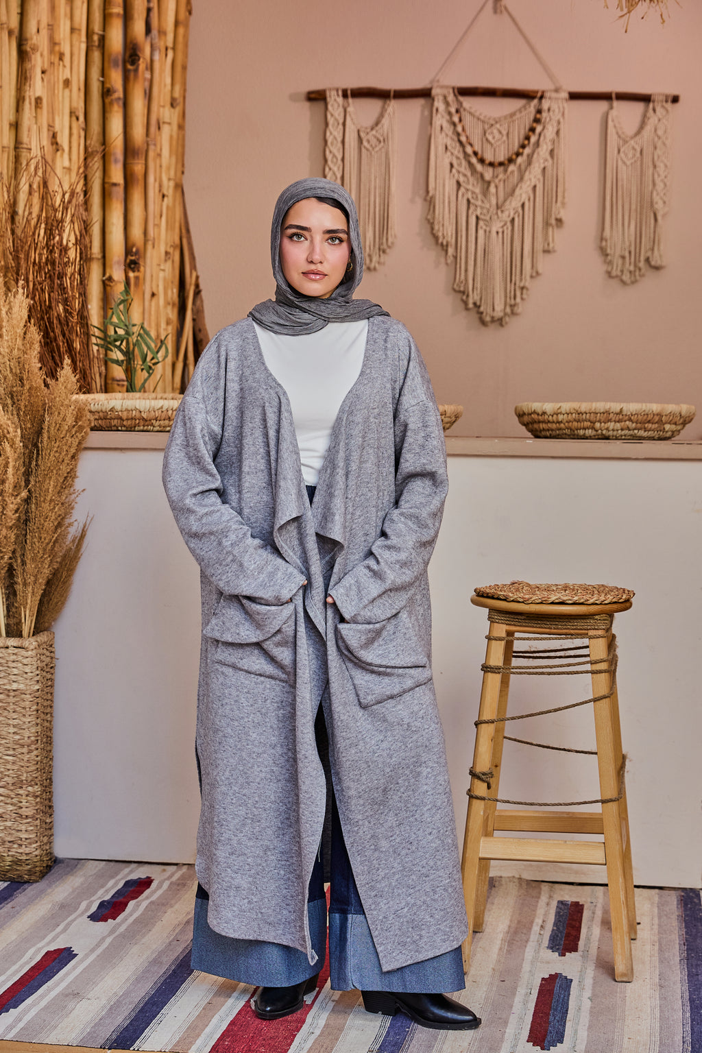 The Flow Coat - Grey