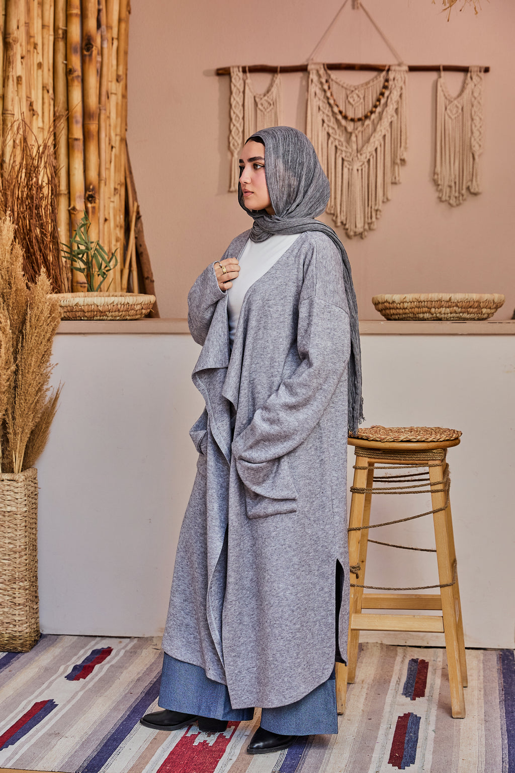 The Flow Coat - Grey