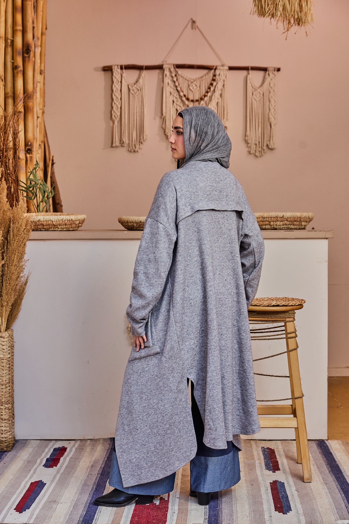 The Flow Coat - Grey