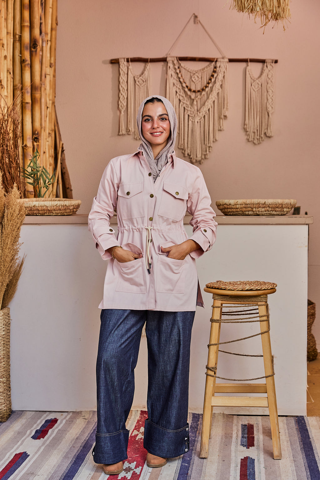 The Softline Jacket - Blush Pink