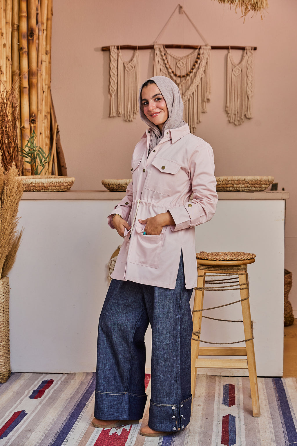 The Softline Jacket - Blush Pink