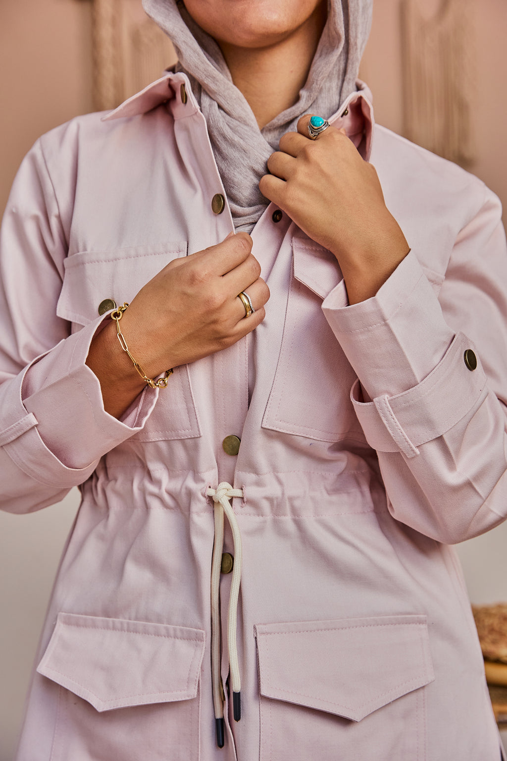 The Softline Jacket - Blush Pink