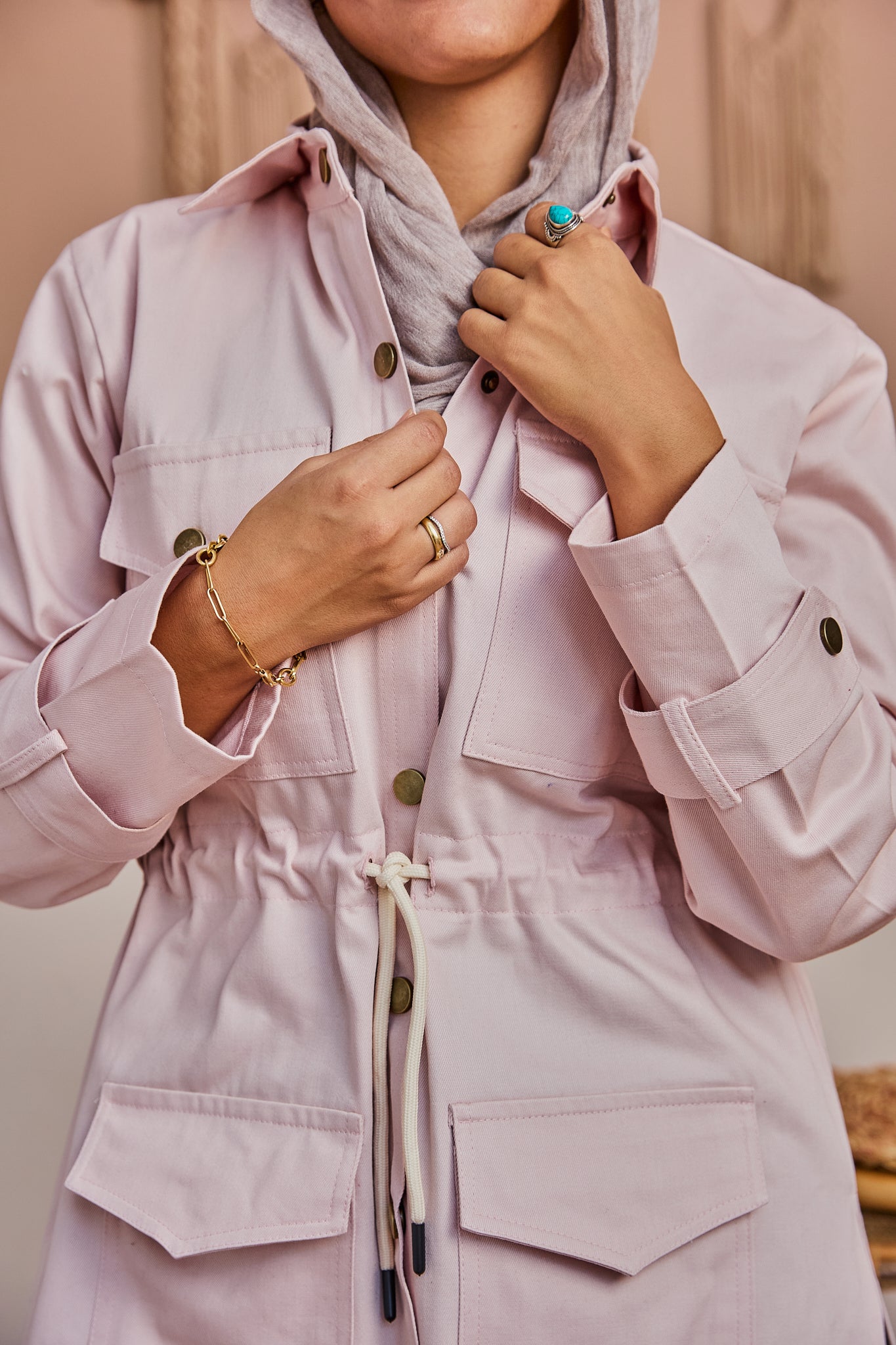 The Softline Jacket - Blush Pink