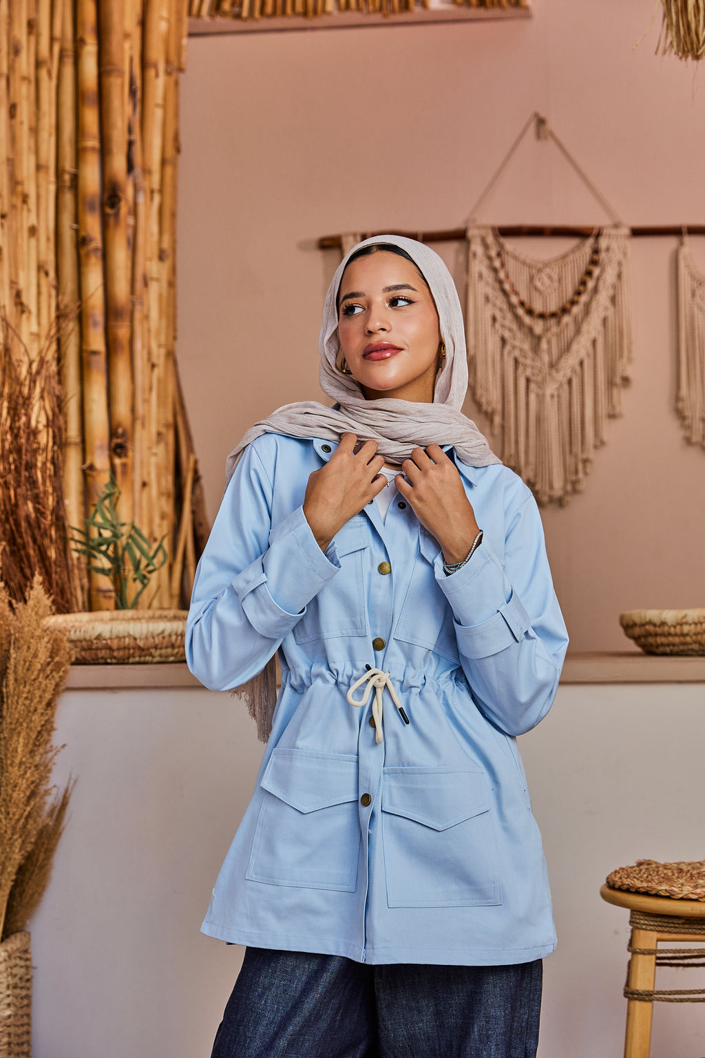 The Softline Jacket - Baby Blue