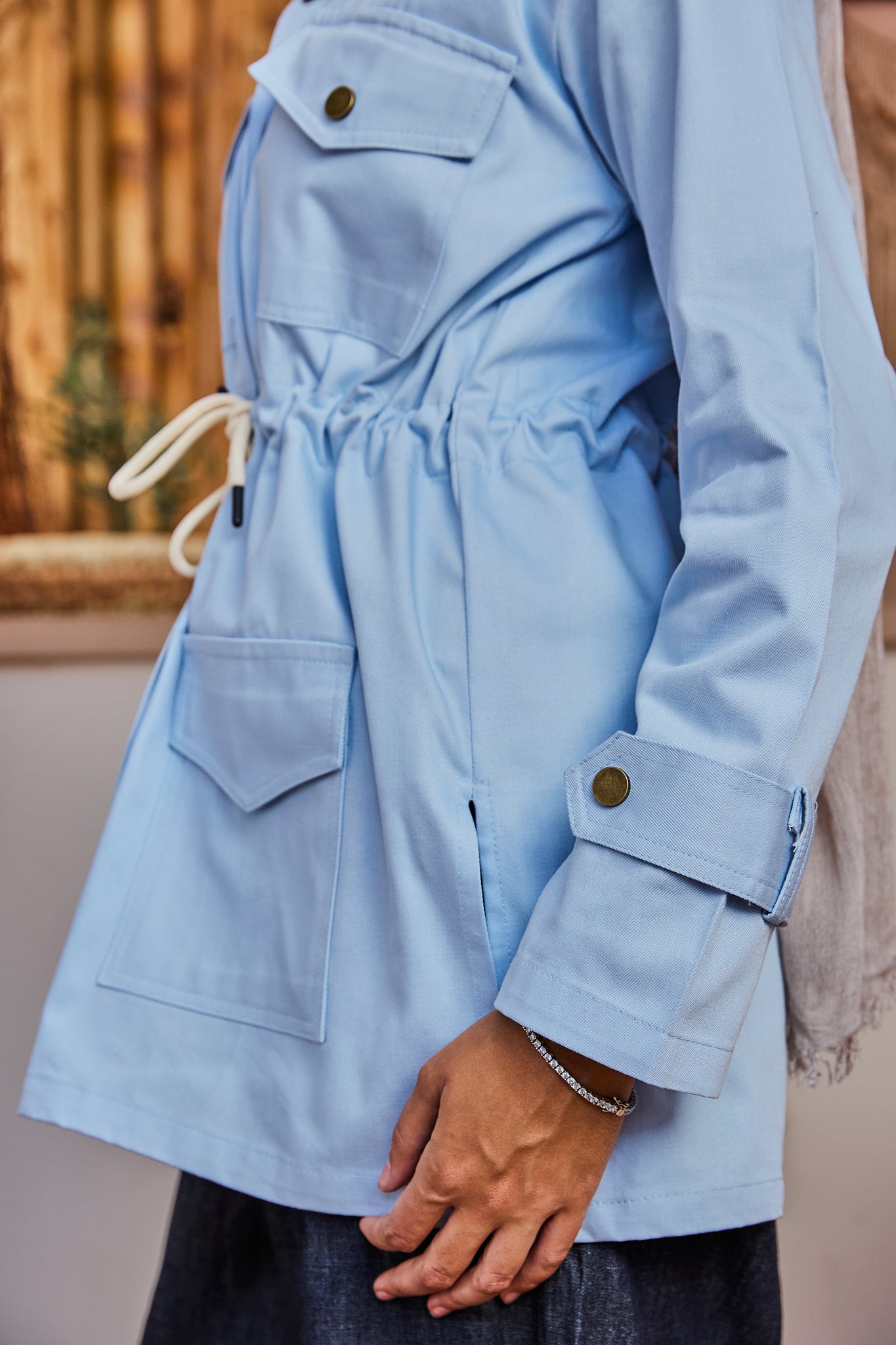 The Softline Jacket - Baby Blue