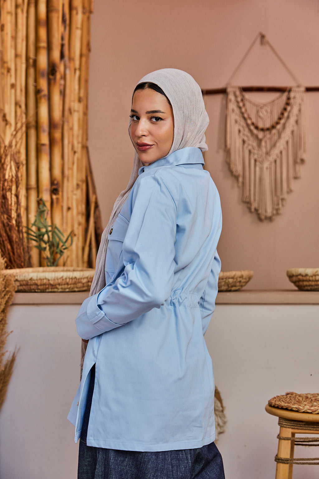The Softline Jacket - Baby Blue