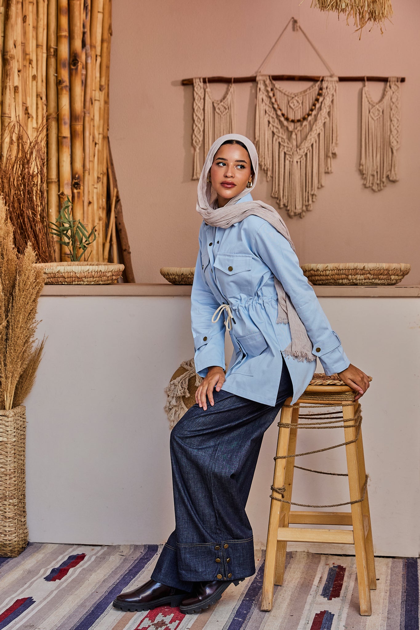 The Softline Jacket - Baby Blue