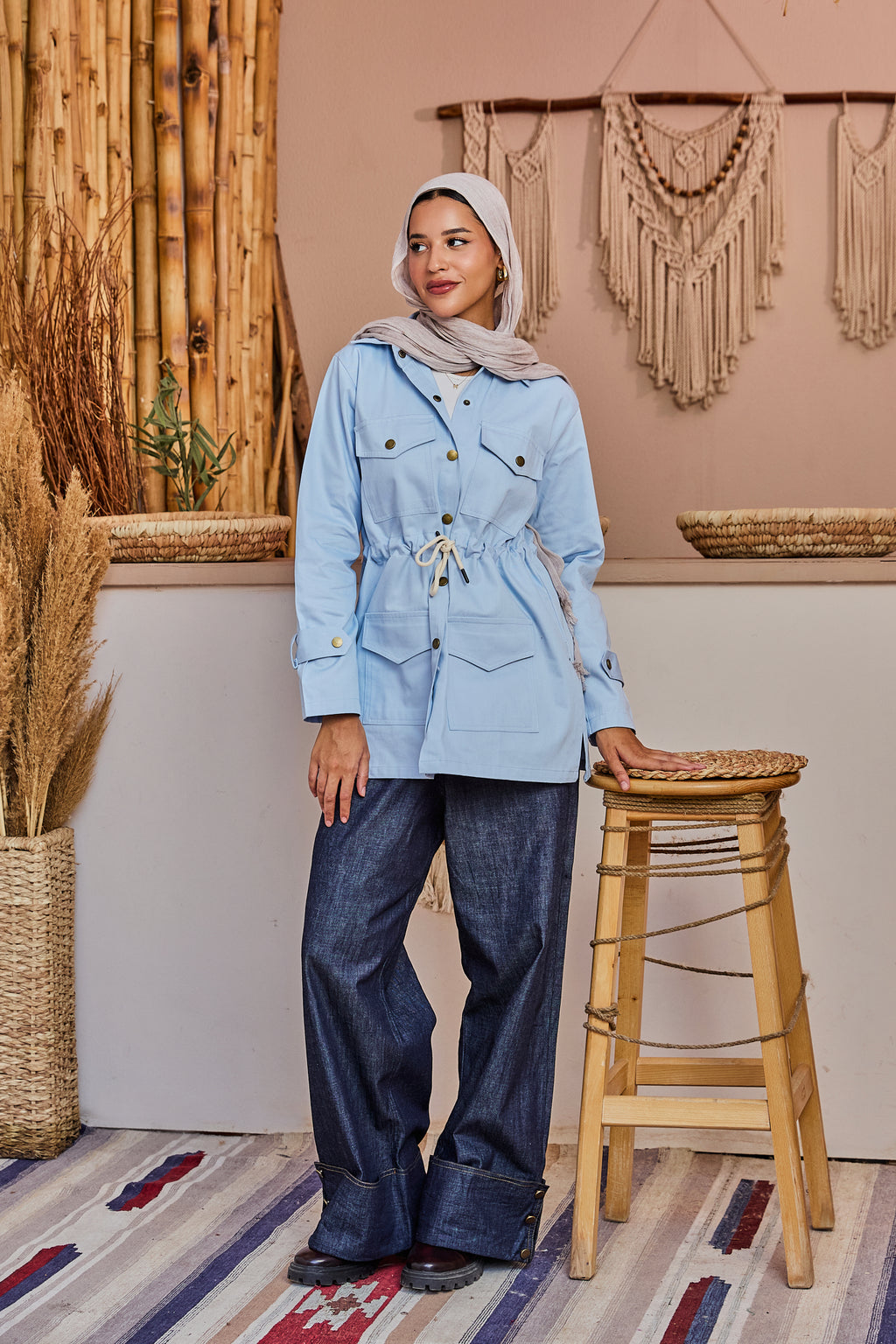The Softline Jacket - Baby Blue