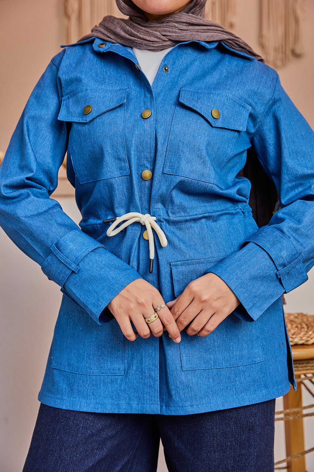 The Softline Jacket - Blue Jeans