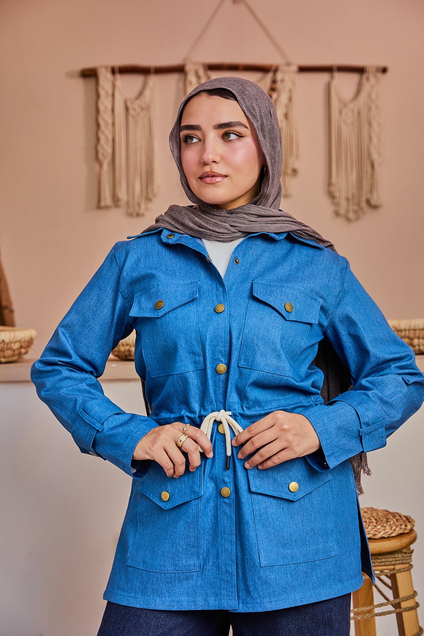 The Softline Jacket - Blue Jeans