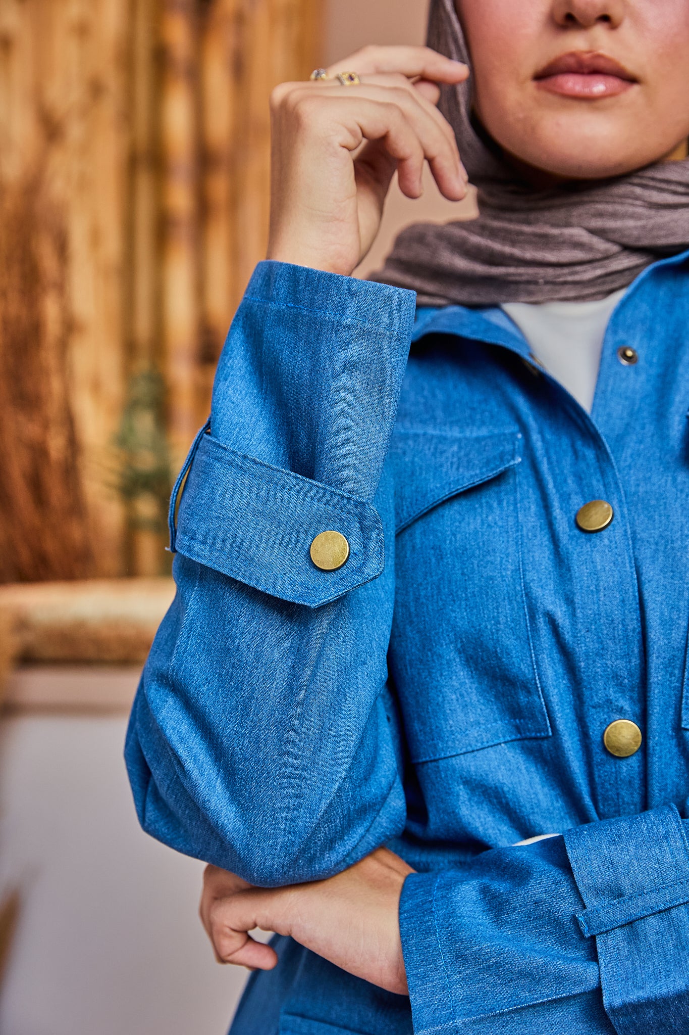 The Softline Jacket - Blue Jeans