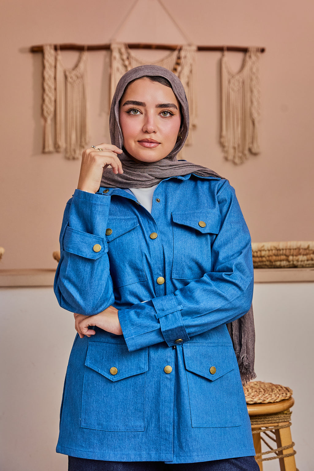 The Softline Jacket - Blue Jeans