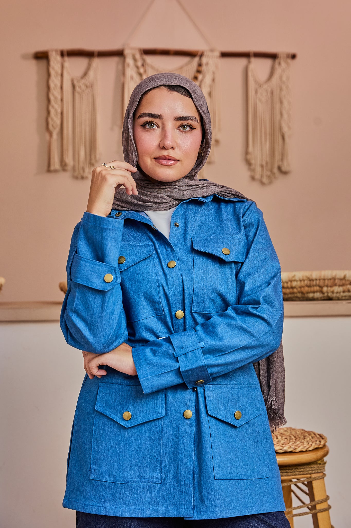 The Softline Jacket - Blue Jeans