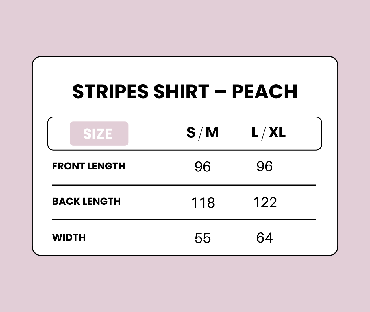 Stripes Shirt - Peach