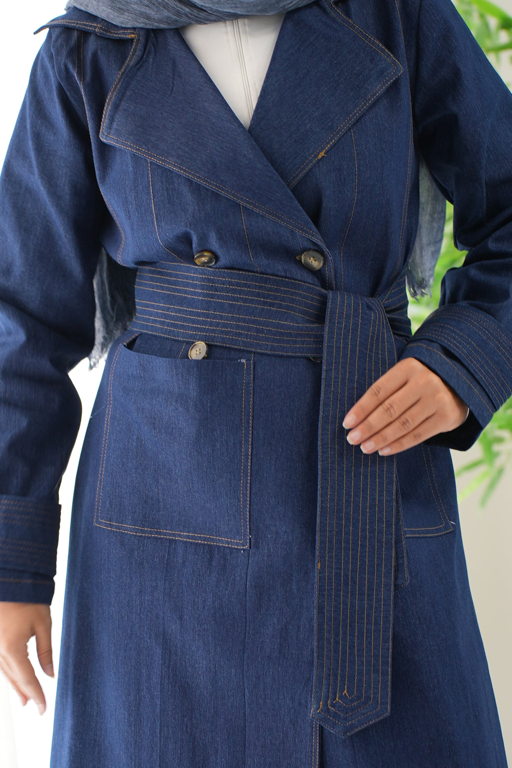 Edge Coat Denim
