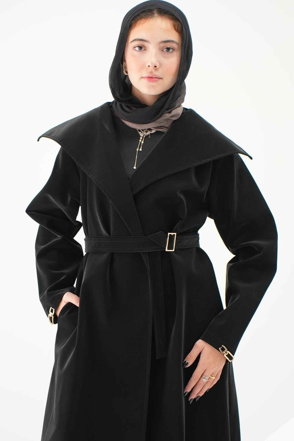 The Statement Coat - black
