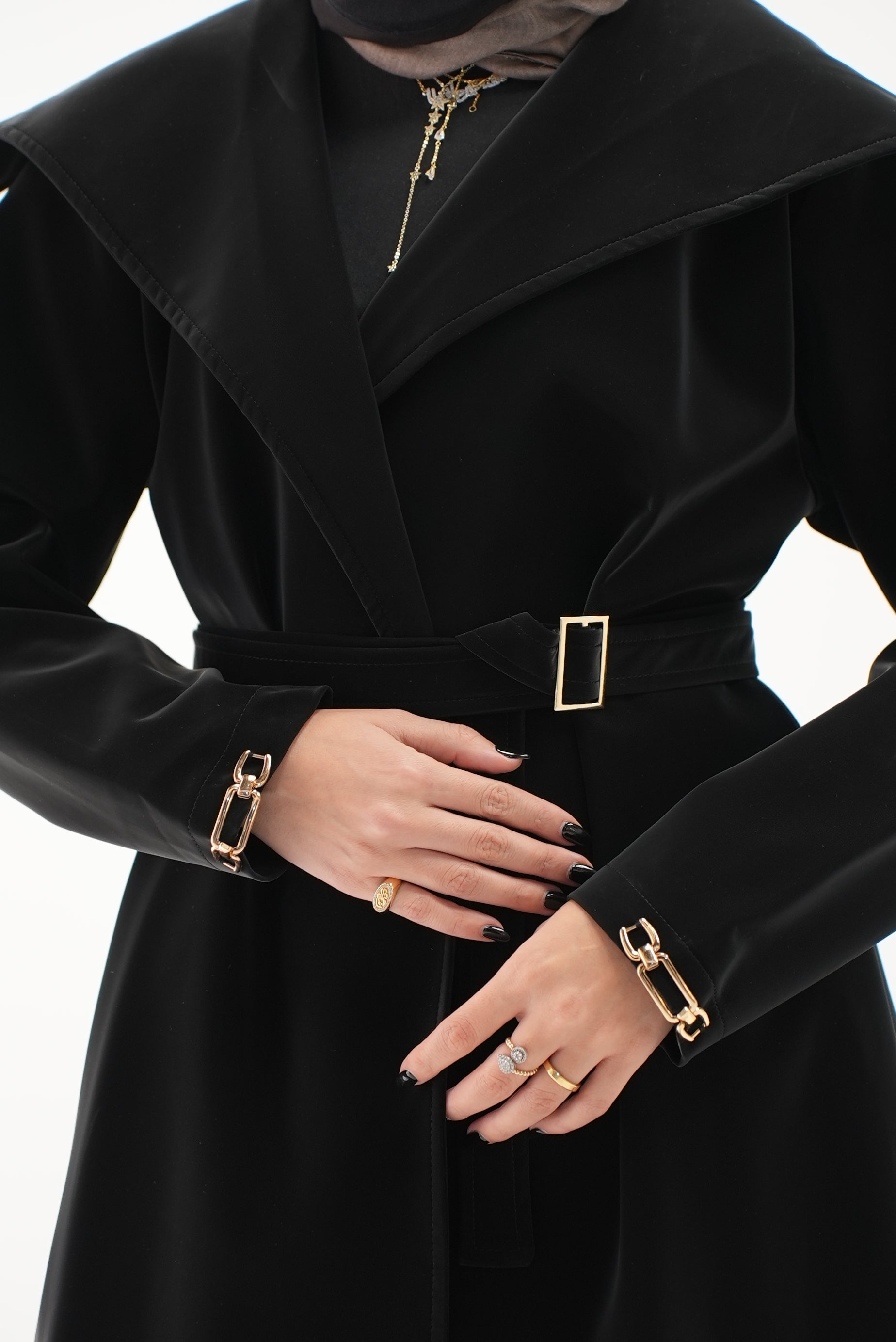 The Statement Coat - black