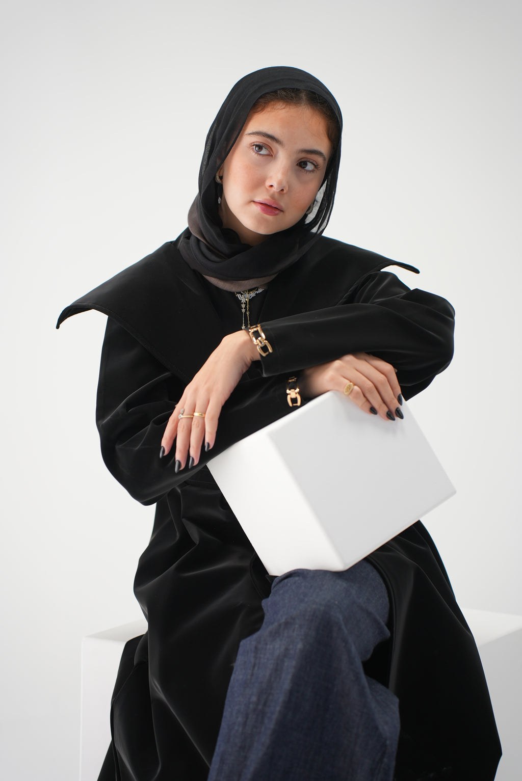 The Statement Coat - black