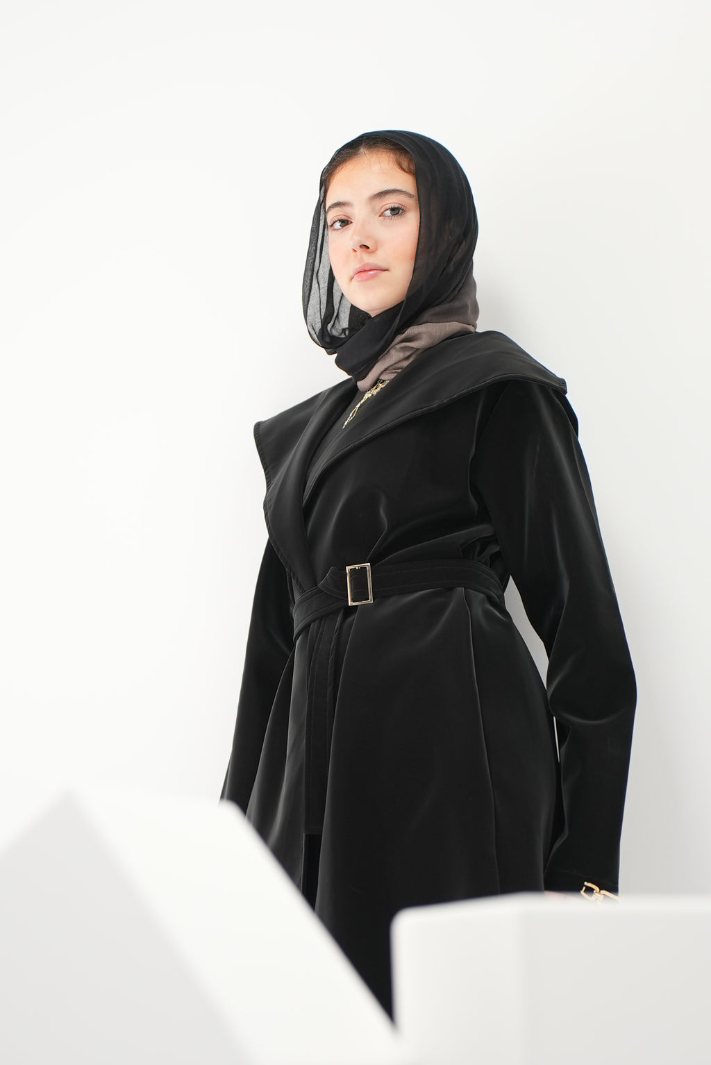 The Statement Coat - black