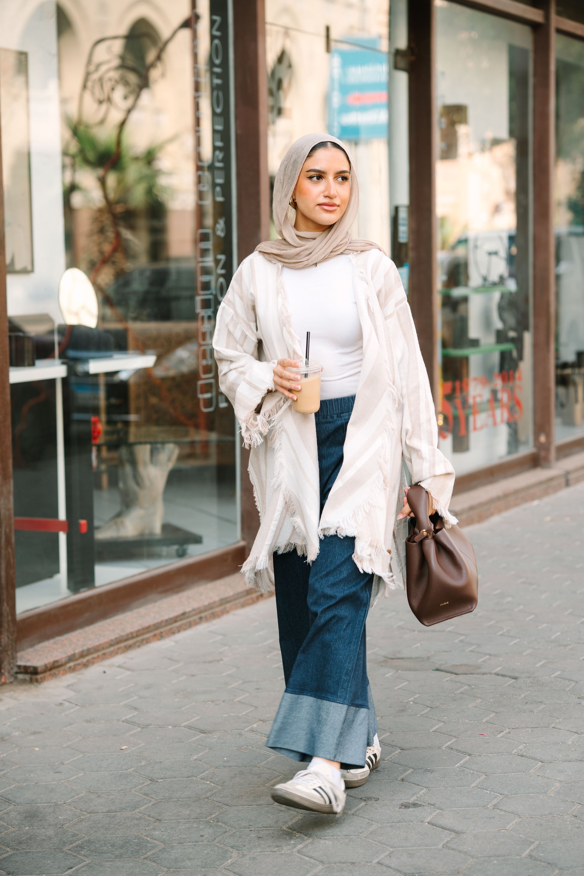 Flowy Breeze Cardigan - Shades Vanilla