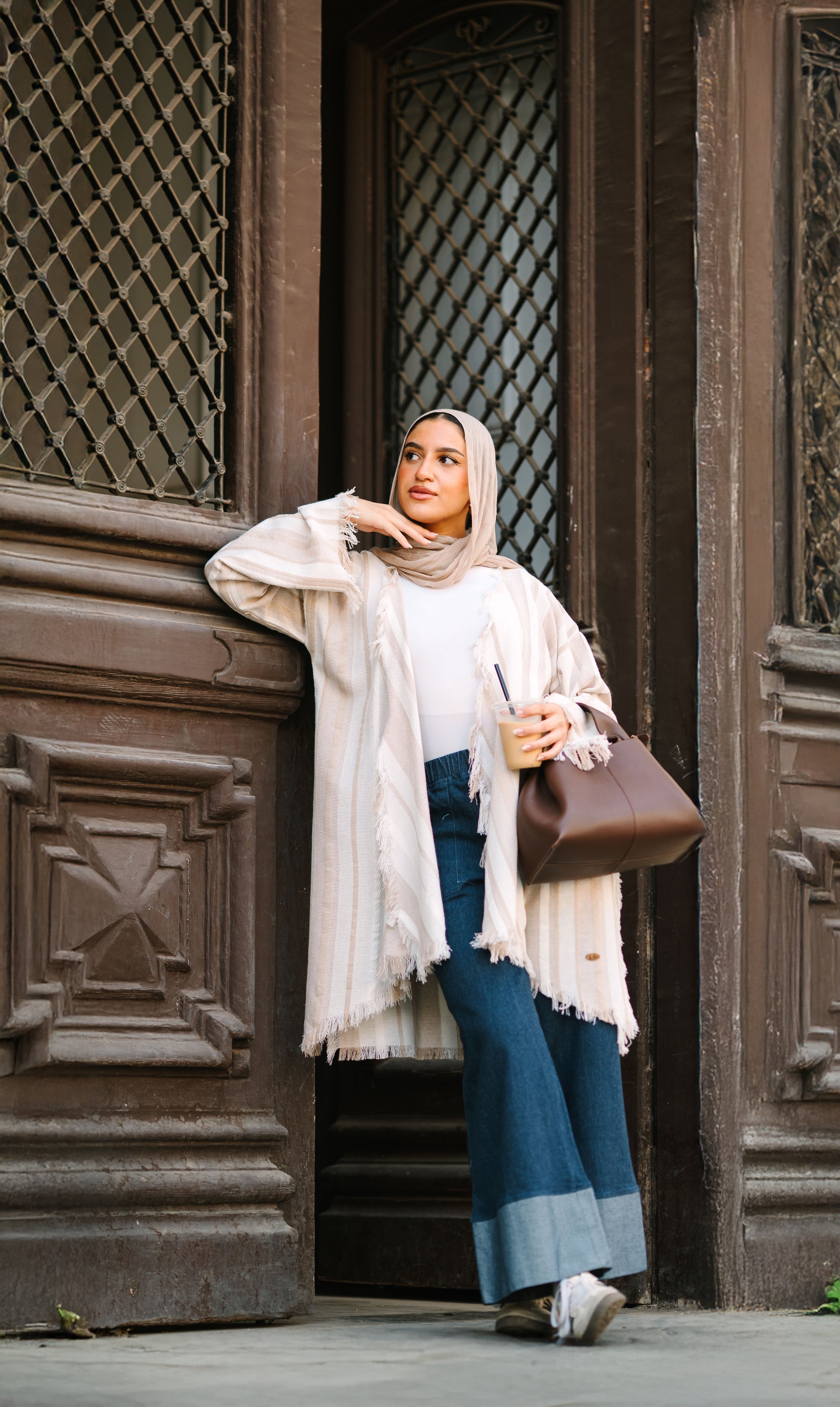 Flowy Breeze Cardigan - Shades Vanilla