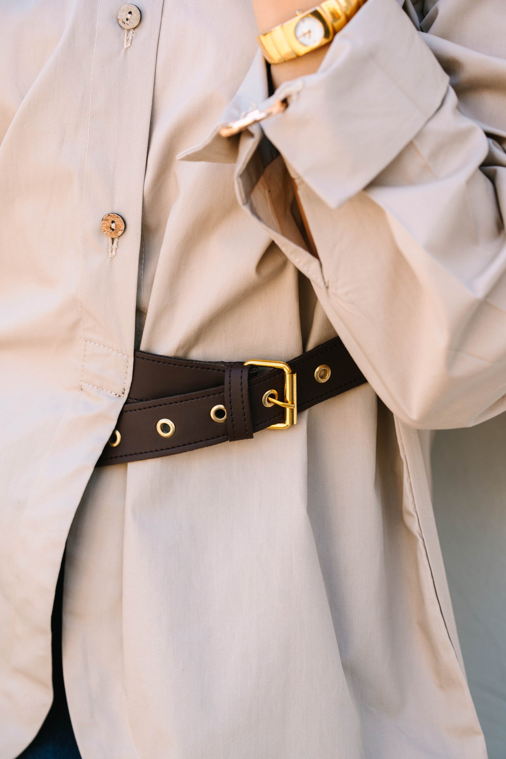 Walnut Belt Chemise