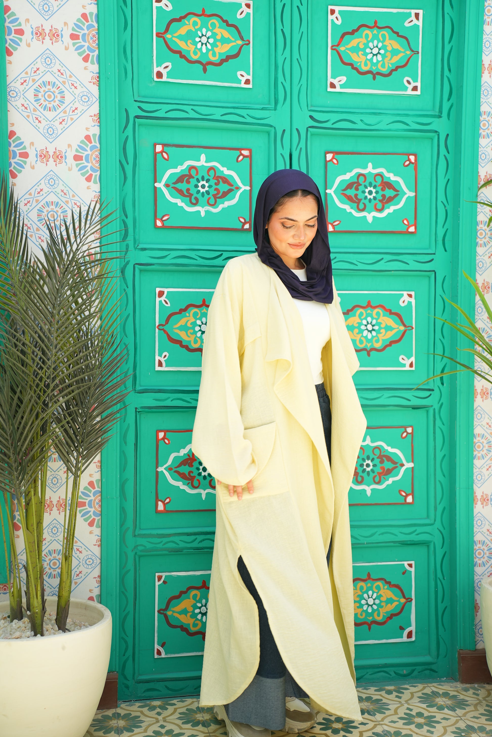 Lemon Breeze Kimono