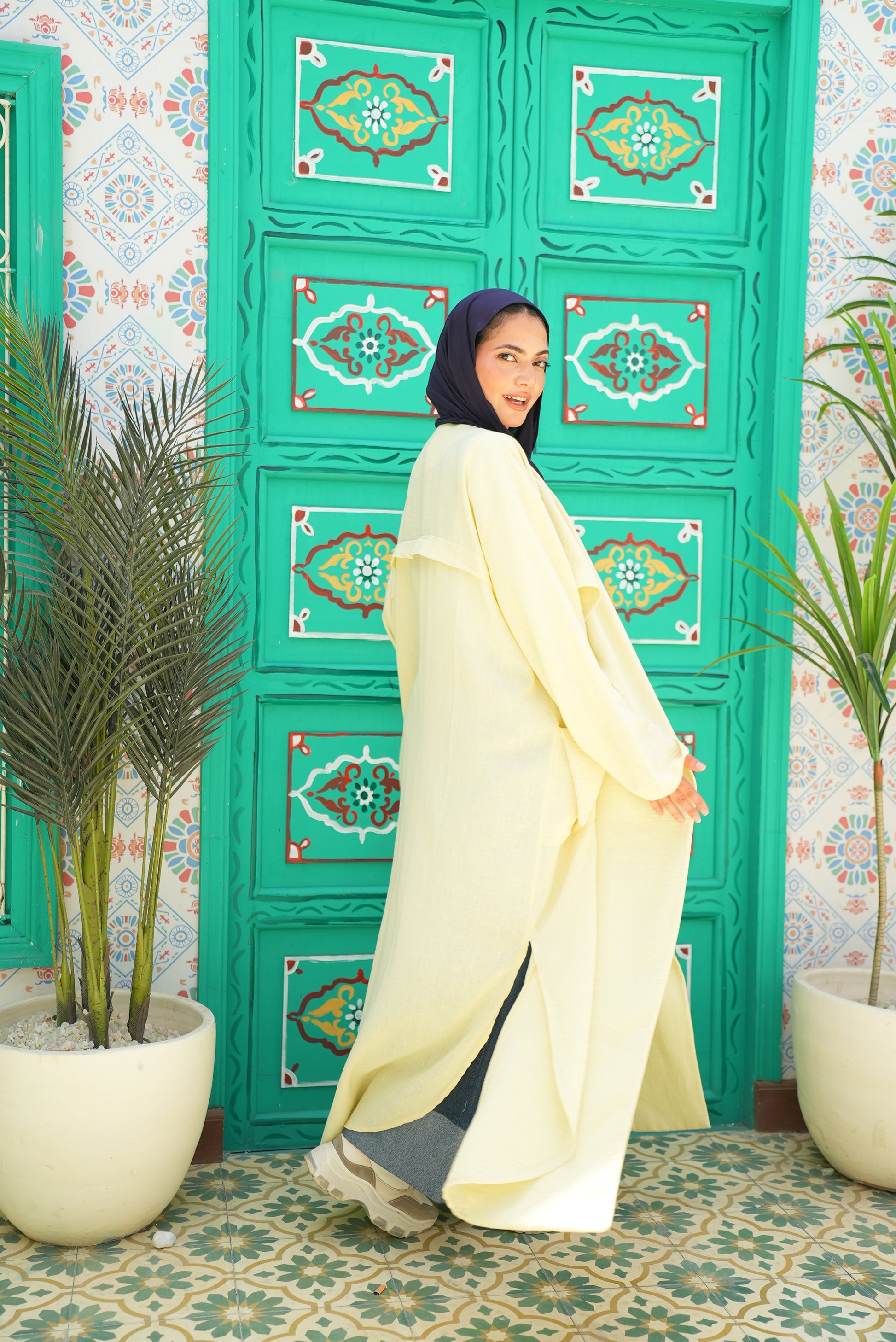 Lemon Breeze Kimono