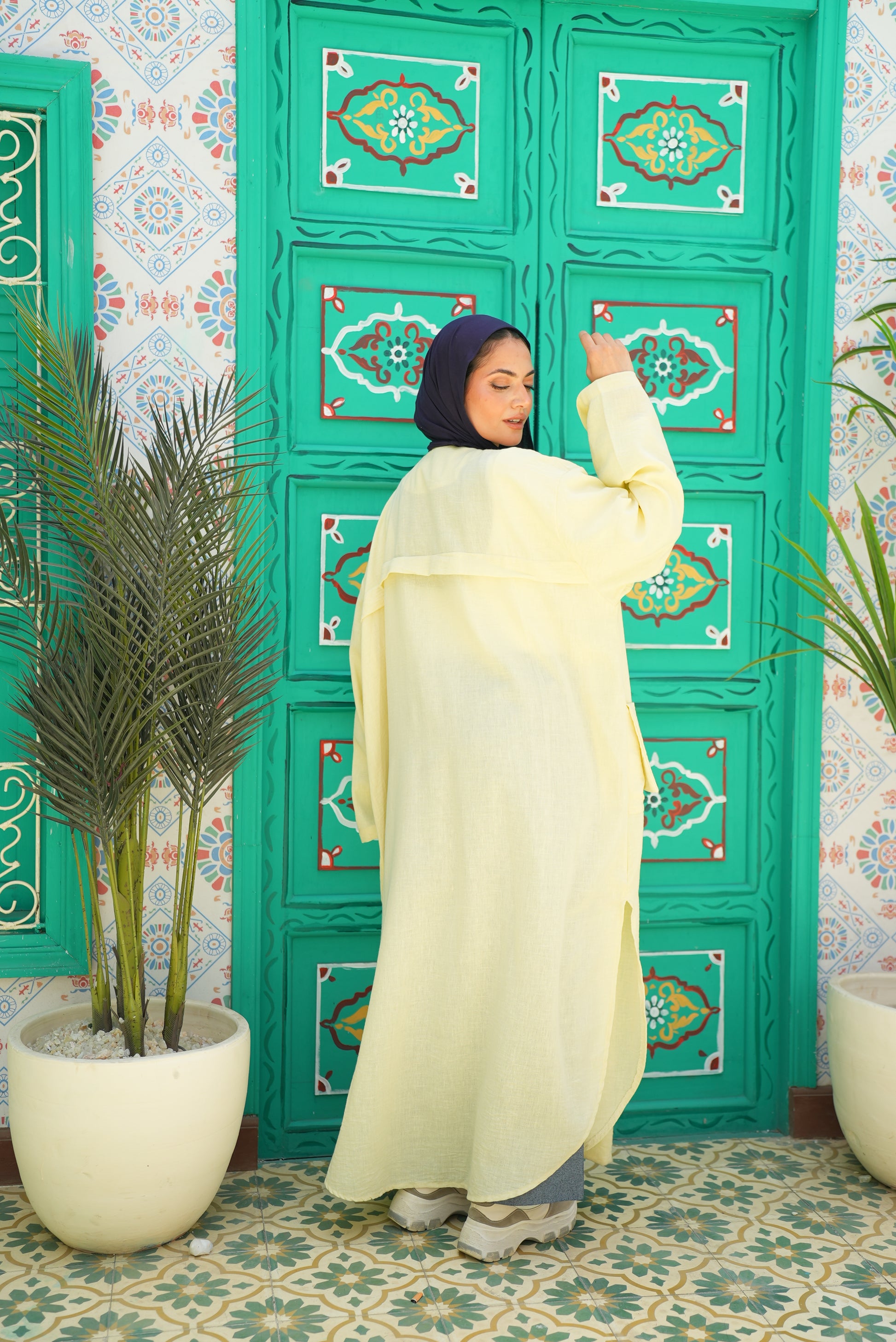 Lemon Breeze Kimono