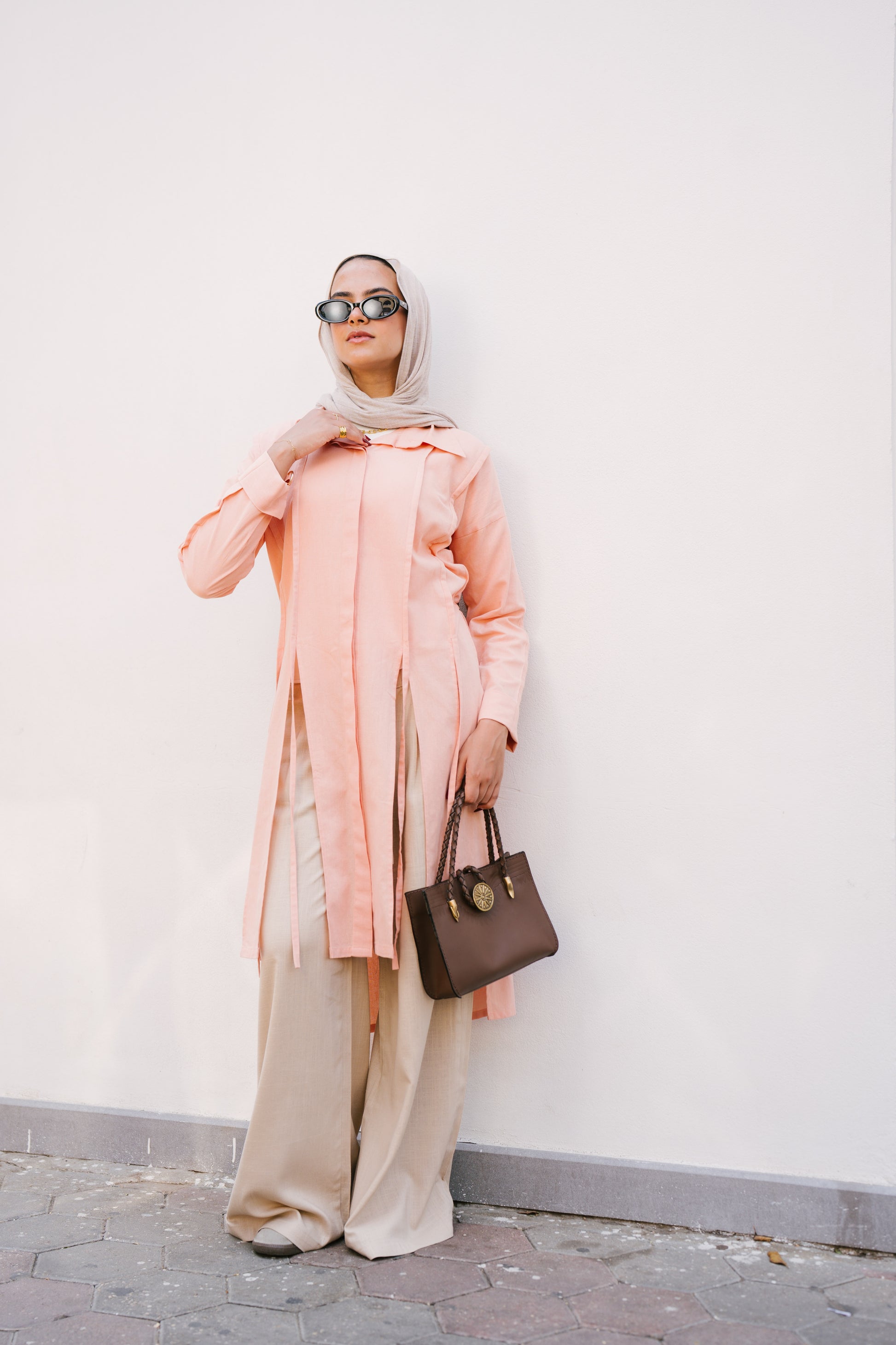 Stripes Shirt - Peach