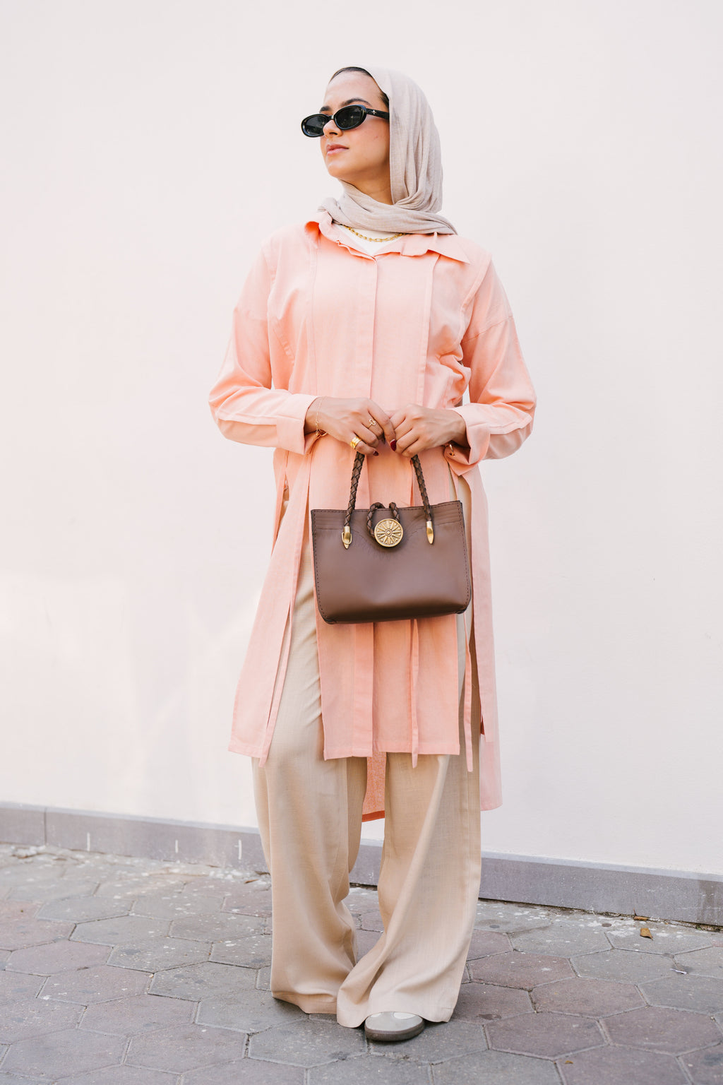 Stripes Shirt - Peach