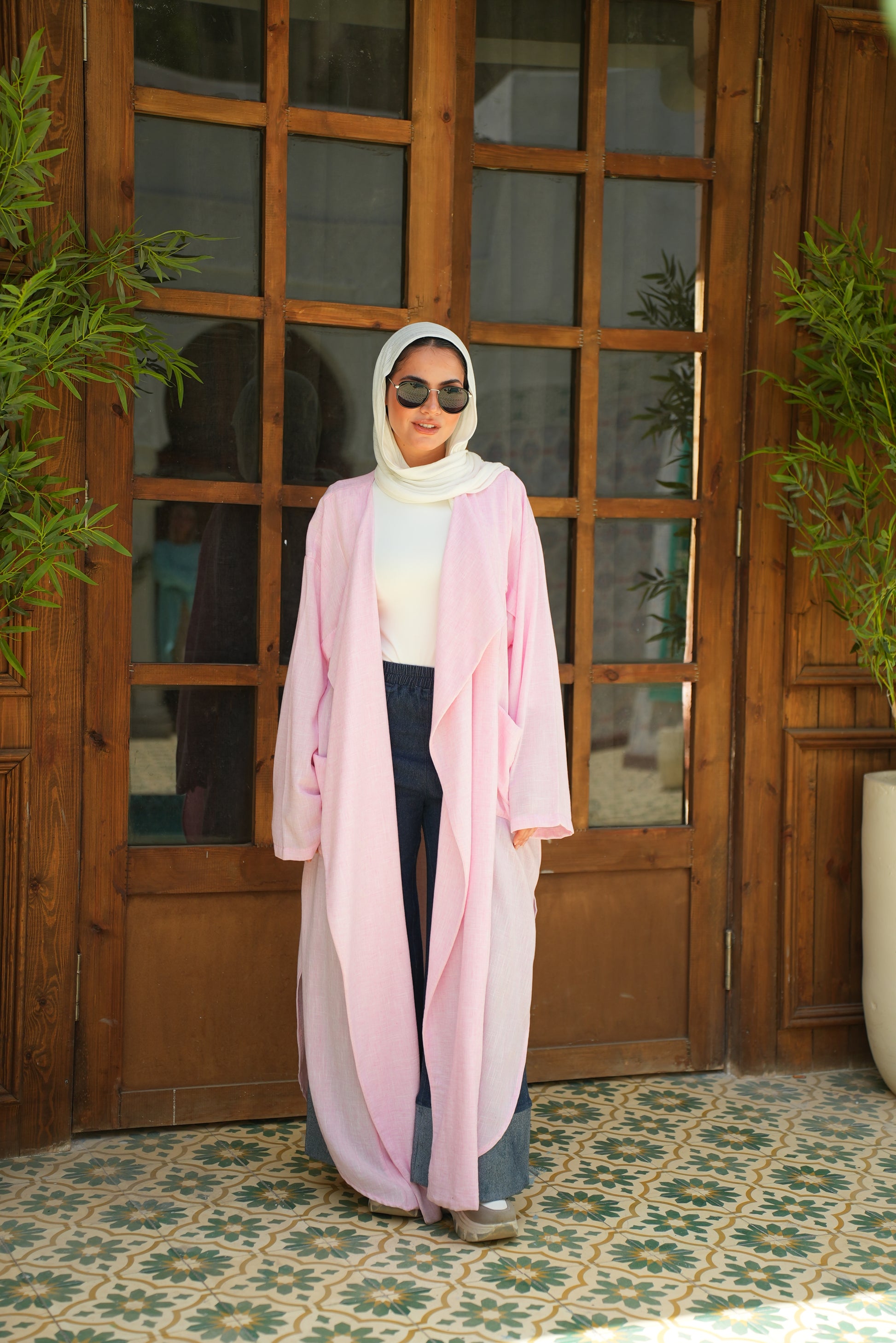 Pink Breeze Kimono