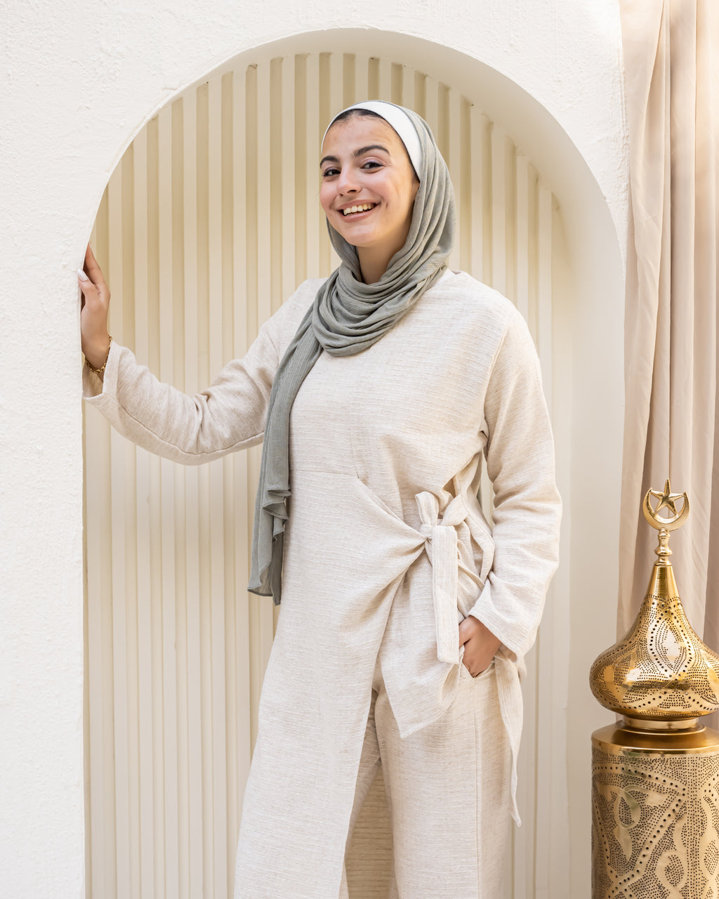 Sandstone Elegance Pant