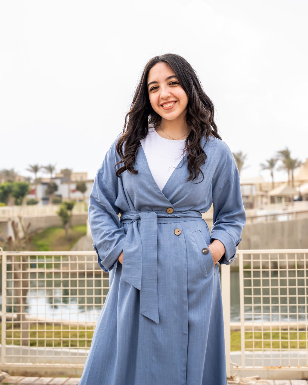 Wrap Dress Blue