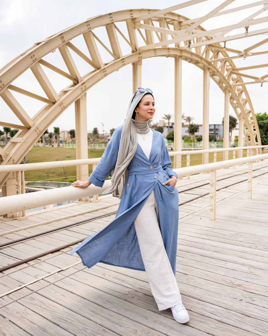 Wrap Dress Blue