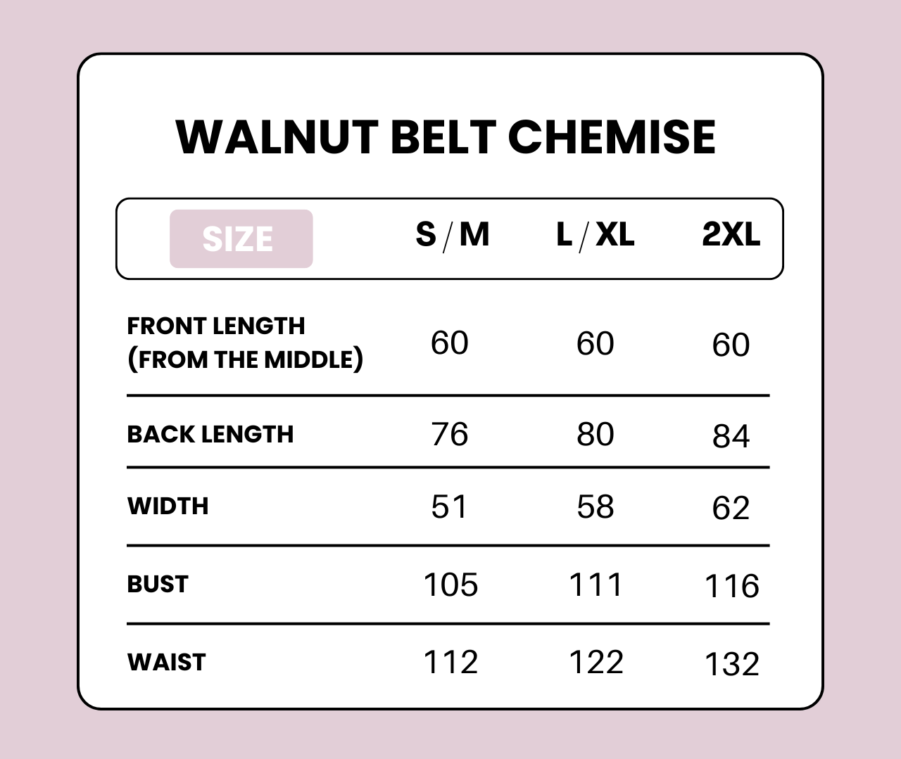Walnut Belt Chemise